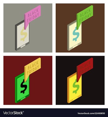 Black friday sale tag offer bannersale clearance vector image