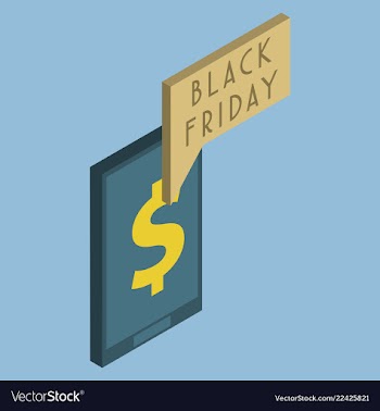 Black friday sale tag offer bannersale clearance vector image