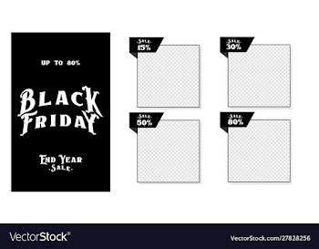 Black friday sale vector image