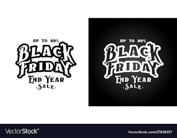 Black friday sale vector image