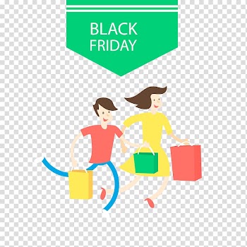 Black Friday Shopping Bag, Black Friday transparent background PNG clipart