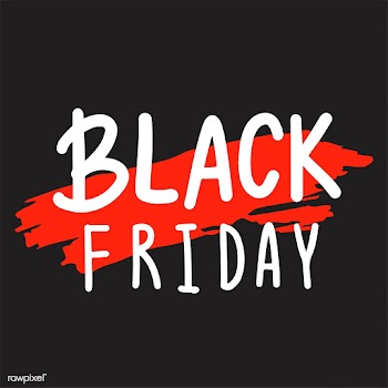Black Friday typography vector in white | Free stock vector - 472329