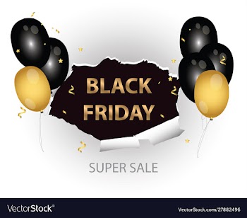 Black friday vector image