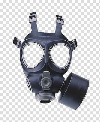 Black gas mask, Gas mask , Gas masks transparent background PNG clipart
