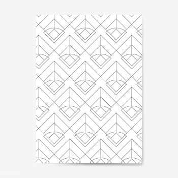 Black geometric seamless pattern on a white c.. | Free stock vector - 544440