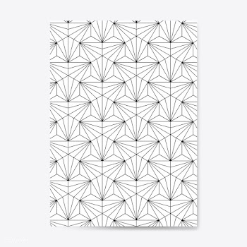 Black geometric seamless pattern on a white c.. | Free stock vector - 544445