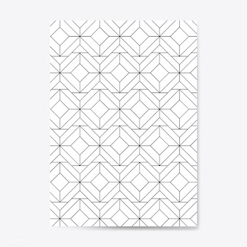 Black geometric seamless pattern on a white c.. | Free stock vector - 544479