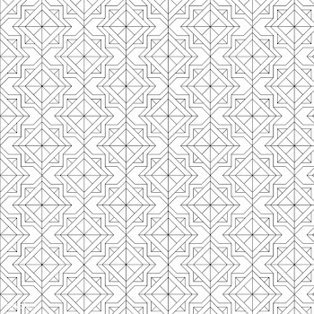 Black geometric seamless patterns set on a wh.. | Free stock vector - 544458