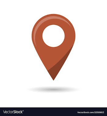 Black gps navigator point pin map flat icon vector image