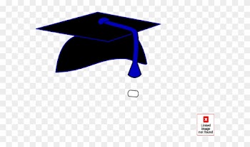 Black Graduation Cap Blue Tassel Clip Art At Clker - Graduation Cap And Tassel