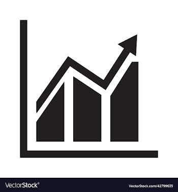 black graph icon or logo