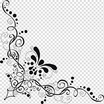 Black graphic design frame, Ornament , Angle lace transparent background PNG clipart