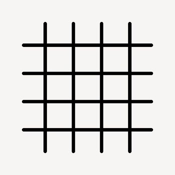 Black grid clip art vector | Free Vector - rawpixel