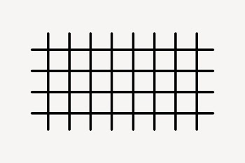 Black grid clip art vector | Free Vector - rawpixel