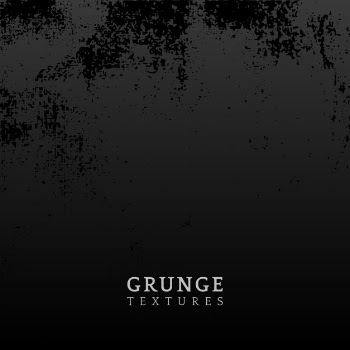 Black grunge distressed texture vector