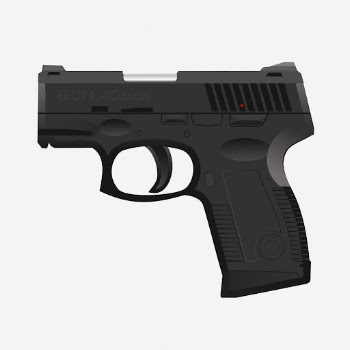 Black gun clipart illustration. Free | Free Photo - rawpixel