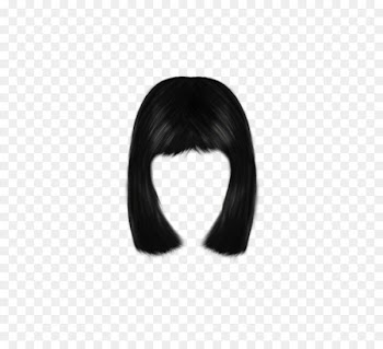 Black hair Wig Long hair - Women Hair Png Image 