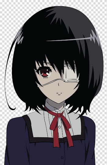 , black haired female anime character transparent background PNG clipart