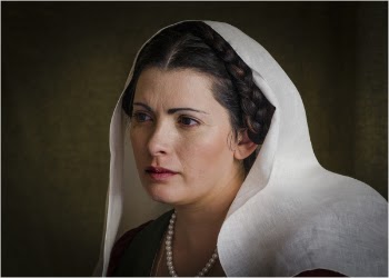 Black Haired Woman Wearing White Veil