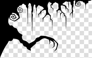Black halloween tree transparent background PNG clipart