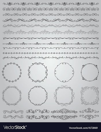  					Black Hand Drawn Doodle Borders and Frames vector&nbsp;image														