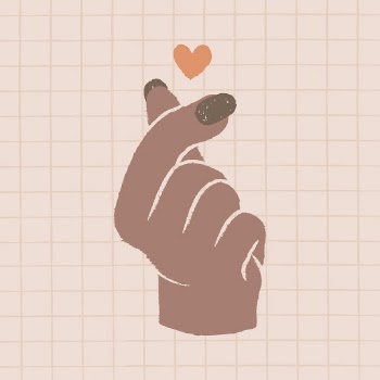 Black hand finger heart, love | Free PSD Illustration - rawpixel