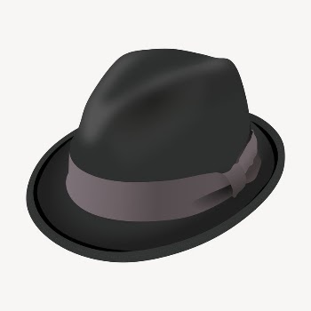 Black hat clipart, illustration vector. | Free Vector - rawpixel