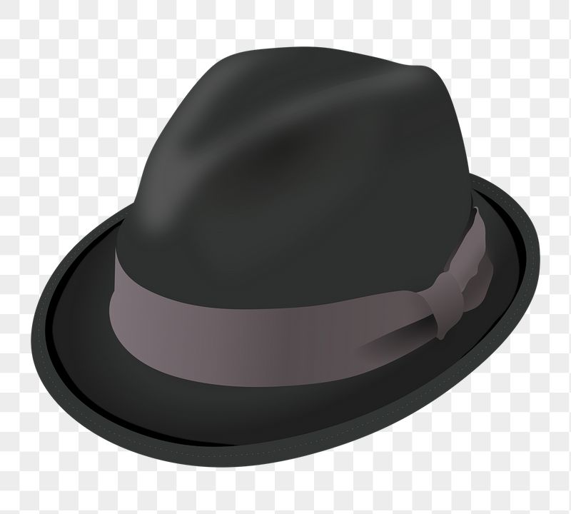 Black hat png sticker, transparent | Free PNG - rawpixel
