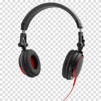 Black Headphone PNG Free Download