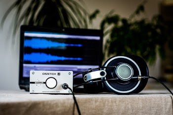 Black Headset on Table