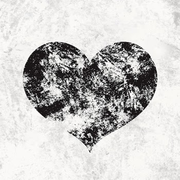 Black heart clipart, grunge background | Free Vector - rawpixel