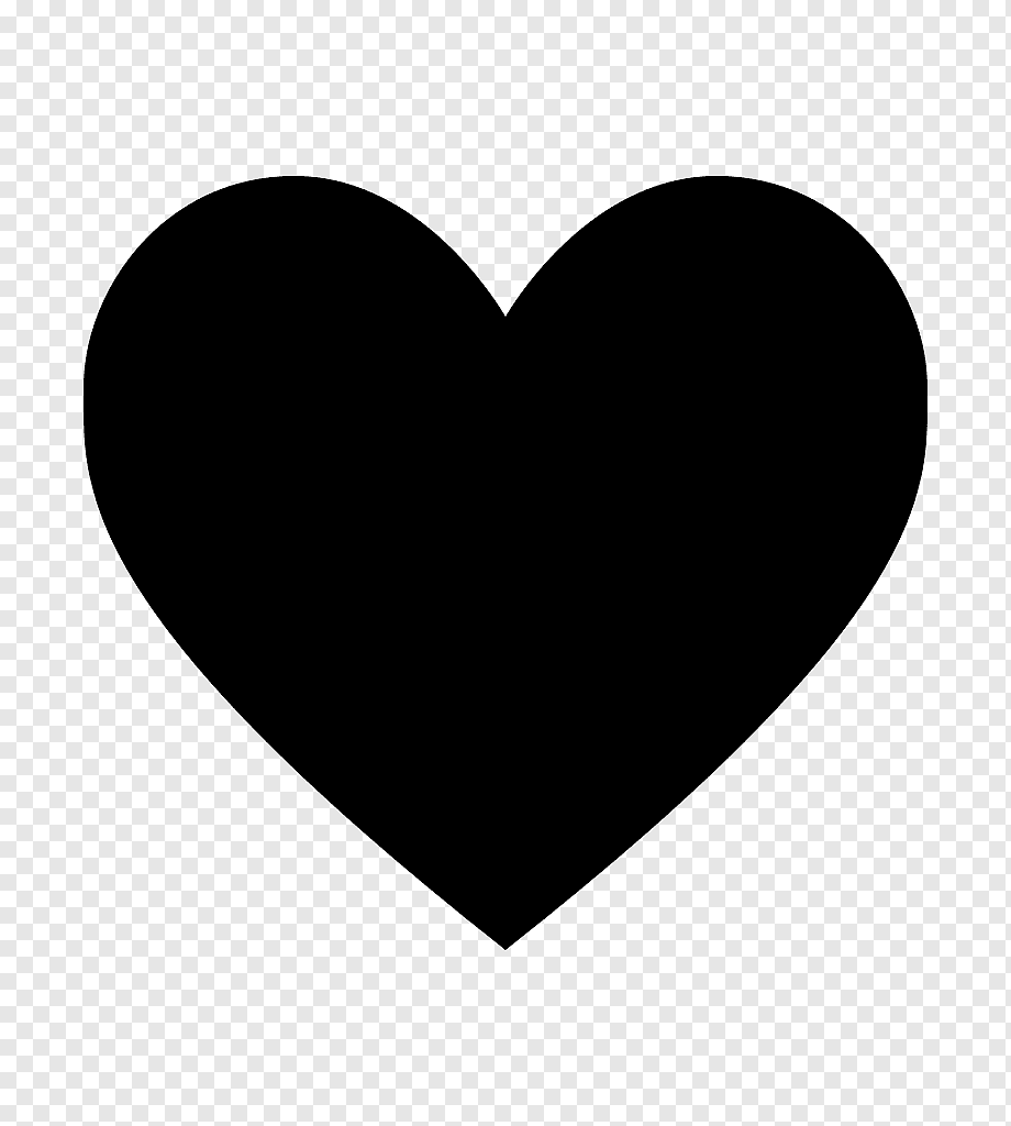 black heart illustration, Heart Computer Icons, heart-shaped silhouette, love, heart, black png