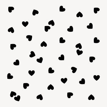 Black heart sticker, cute Valentine's | Free Vector - rawpixel