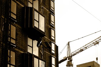 Black High Rise Building