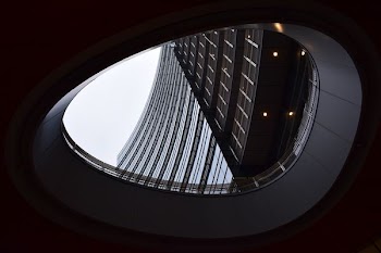 black high rise building