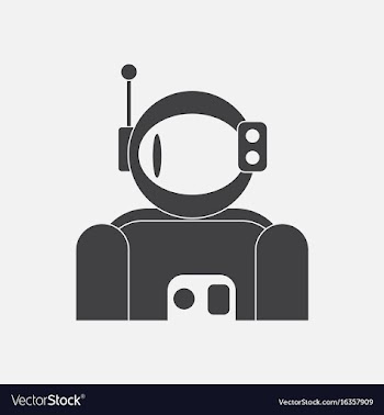 Black icon on white background astronaut suit vector image