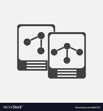Black icon on white background atoms and molecule vector image
