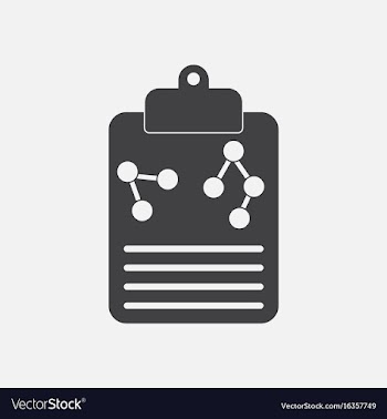 Black icon on white background atoms on form vector image
