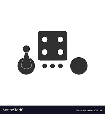 Black icon on white background board game piece vector image