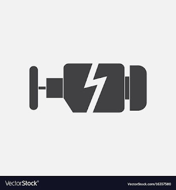 Black icon on white background broken engine vector image