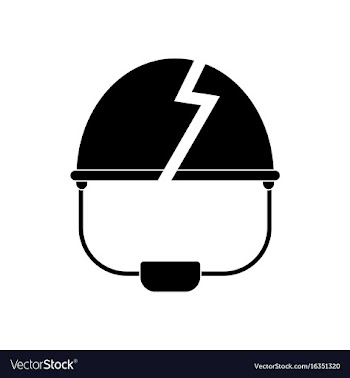Black icon on white background broken military vector image