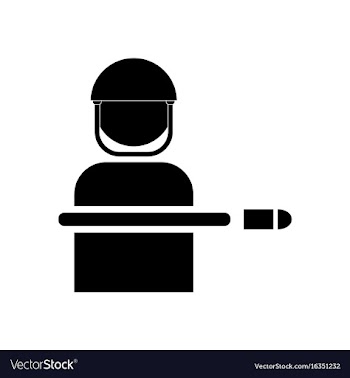 Black icon on white background bullet wounded vector image