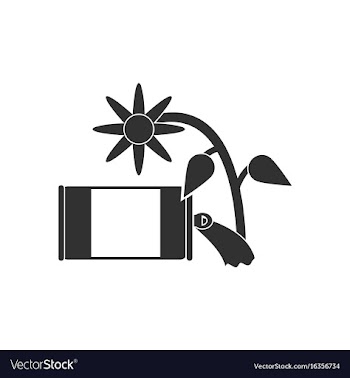 Black icon on white background canned and flower vector image