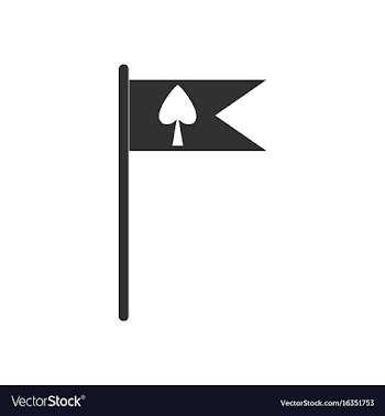 Black icon on white background cards symbol on vector image