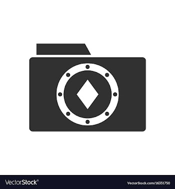 Black icon on white background casino chip on vector image
