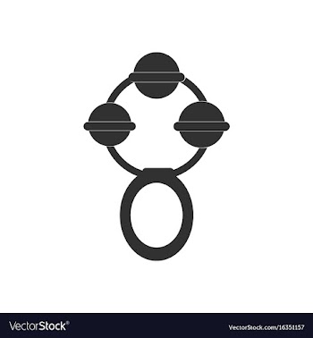 Black icon on white background children beanbag vector image