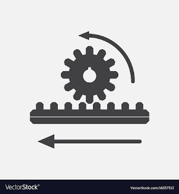 Black icon on white background during gear vector image