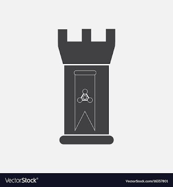 Black icon on white background energy university vector image