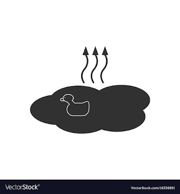 Black icon on white background evaporation of vector image