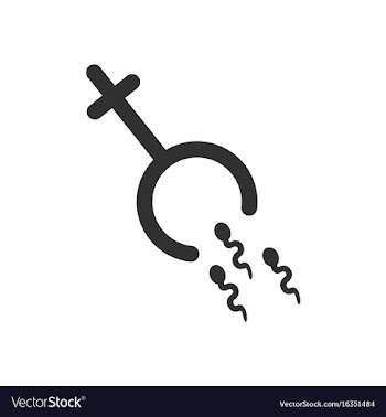 Black icon on white background female symbol and vector image